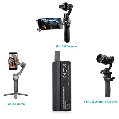Handheld 4k Dji Osmo Mobile Plus 980mAh Intelligent Li-Po Battery