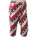 Royal & Awesome Pars and Stripes USA Mens Golf Knickers, Golf Knickers for Men, Knickers Golf Pants Men, Fun Golf Knickers