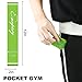 Emopavy Resistance Bands (Set of 5) Exercise Bands And Core Exercise Sliders (Set of 2) Smooth Gliding Dual-Sided Design Professional Quality Ab Glider Workout Discs