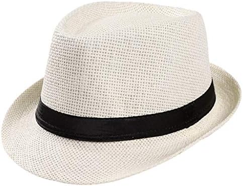 Eldori ストローハット 折りたたみ可能 大きいサイズ メンズ 麦わら帽子 ハット 中折れハット 吸汗速乾 春夏 清涼感 熱中症予防 パナマ帽 ベルト 日よけ帽子 かっこいい 紳士風 天然ペーパー 折りたたみ サイズ調節可 99 Uvカット ゴルフ 55 59cm