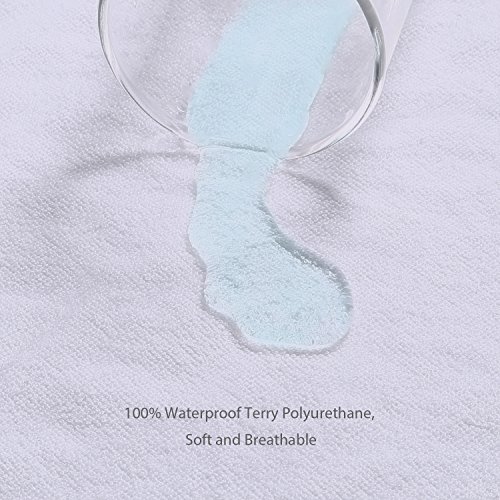 image for HOMFY Queen Premium Hypoallergenic Waterproof Mattress Protector, Deep