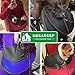 BREADEEP Pet Sling Carrier, Small Dog Cat Sling Bag for Travel, Hands Free Front Pack Chest Carrier with Breathable Mesh Pouch, Rose in S