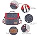 Lunch Bag Insulated Tote,WU-MINGLU 2 in 1 600D Oxford Waterproof Cooler Bag Box With Adjustable Shoulder Strap Bottle Holder for Women &Men Travel, Picnic,Office