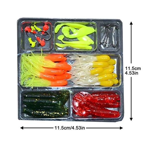 bouti1583-Fishing-Lures-Bait-Tackle-Soft-Small-Jig-Head-Box-Set-Simulation bouti1583-Fishing-Lures-Bait-Tackle-Soft-Small-Jig-Head-Box-Set-Simulation