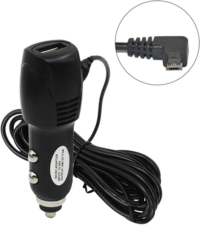 Asdomo Dash Cam Power Lead, 12V to 5V Mini USB Charging Amazon.co.uk