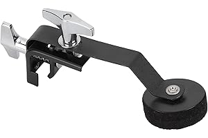 Snare Drum Mute Damper Silencer Clamp On Felt Tone Control Adjustable Practice Tool for Drum Kit Noise Reduction