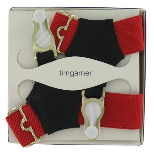 Men's Sock Suspenders (SKS20) Red Amazon.co.uk Clothing
