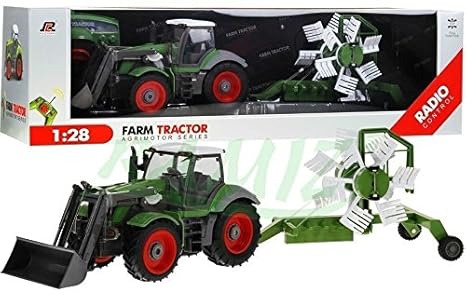 Traktor mit Anhänger QY8301I im Maßstab 1:28 - Ferngesteuertes Traktor inkl. Fernsteuerung - RC Farm Car - Farm Traktor mit a