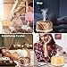 2 Pack 450ml Essential Oil Diffuser, BAXIA TECHNOLOGY Aromatherapy Diffusers for Essential Oils Ultrasonic Humidifiers with Timer, 17 LED Color Lights, Waterless Auto Shut-off (Dark/Light Wood Grain)thumb 1