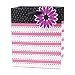 Hallmark Small Gift Bag (Pink and Black Stripes)