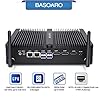 BASOARO Mini Desktop PC Fanless Computer Intel Core i7 8550U, Windows 10 Pro Mini PC, 16G RAM 512G SSD, HD/DP/EDP, Dual…