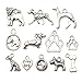 iloveDIYbeads 100g (70pcs) Craft Supplies Antique Silver Pet Dog Animals Charms Pendants for Crafting, Jewelry Findings Making Accessory for DIY Necklace Bracelet M152