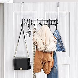 DecoBros Supreme Over The Door 11 Hook Organizer