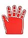 Creative Foams Hi-5 Giant Foam Hand, Red