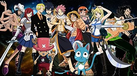 Amazon Co Jp U Like Fairy Tail日本アニメシルクスクロールポスターlargeスクロールポスターnatsu One Piece 29 ホビー
