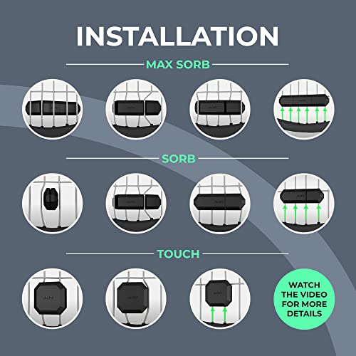 ADV Tennis Dampener with Custom Feel 3 Pack Racket Shock Absorber