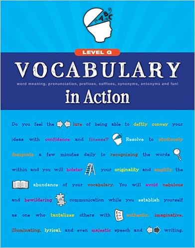 Amazon Com Vocabulary In Action Level G Word Meaning Pronunciation Prefixes Suffixes Synonyms Antonyms And Fun Vocabulary In Action 10 Loyola Press Books