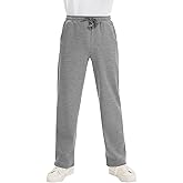 Flygo Boys Sweatpants Fleece Jogger Sherpa Lined Boys Athletic Pants Kids Sweatpants with Pockets
