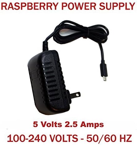 5V 2.5A Micro USB Charger Adapter Cable Power Supply for Raspberry Pi 3 B+ B USPlug