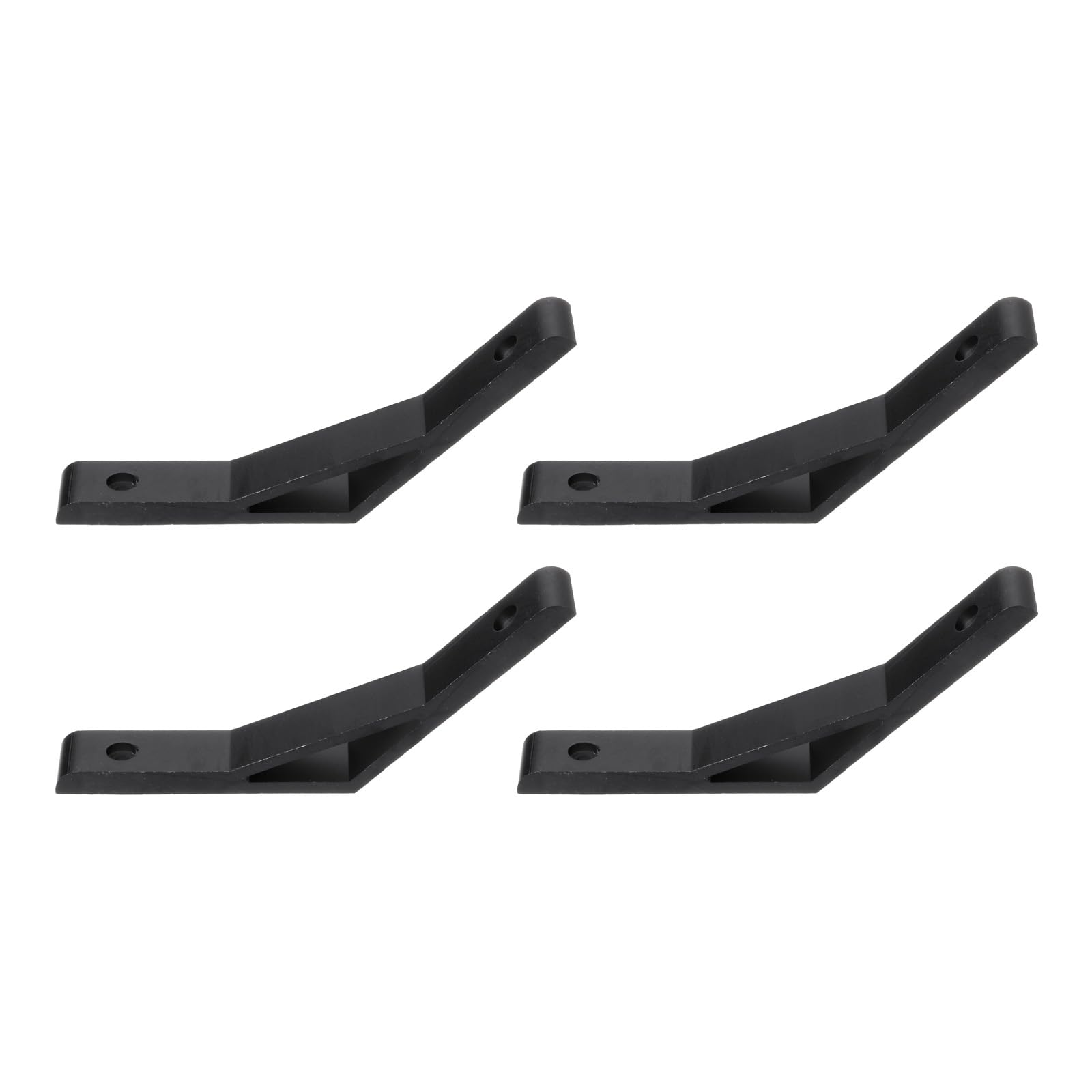 PATIKIL 135 Degree Angle Corner Brackets, 4Pcs 4.33x0.55 Inch Aluminum Extrusion Profile Accessories Corner Brace Joint Connectors for 2020 Series (Black) โ image 1