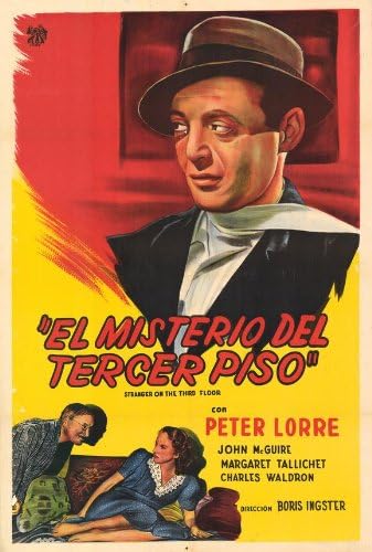 Amazon Com Stranger On The Third Floor Movie Poster 27 X 40