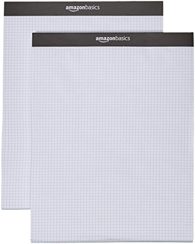 4 AmazonBasics+Paper+Pad+Quad+Ruled+2+Pack