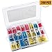 200 PCS Heat Shrink Wire Connectors, Camtek Electrical Terminals Kit Waterproof Butt Connectors Electrical Insulated Crimp Marine Automotive Terminals Wire Connectors Kits