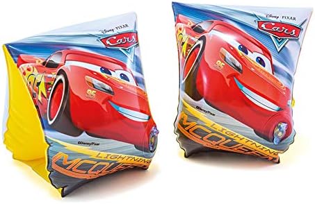 Intex インテックス 浮き輪 新色 ディズニー カーズ 23 15cm 日本正規品 Dxアームバンド