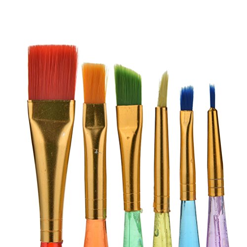 Kids Art Craft 30 Pcs Sponge Painting Brushes Kids Painting Early DIY Learning Sponge Roller Brushes,Art Craftssponge brush by OBANGONG