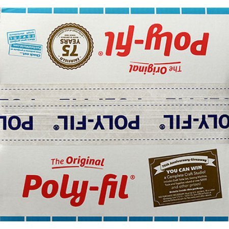 Fairfield 10-Pound Poly-Fil Premium Polyester Fiber, White | Smooth Consistency (10-Pound) (10-Pound)