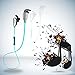 PYRUS Wireless Headphones Sport Stereo In Ear Earphones Noise-Cancelling Bluetooth Headsets Sports&running in Gym for iPhone,iPad, Samsung and Android Smartphones-Blue