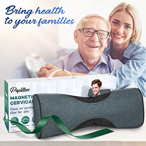 Neck Cervical Pillow for Stiff Neck Pain Relief,HeightAdjustable Lumbar Neck Support Pillow