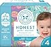The Honest Company Clean Conscious Diapers | Plant-Based, Sustainable | Just Peachy + Flower Power | Club Box, Size 4 (22-37 lbs), 60 Count