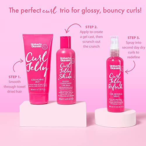 Umberto Giannini Curl Jelly Scrunching Jelly, Vegan & Cruelty Free