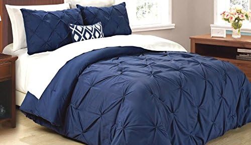 Amazon Com Cathay Home Oasis Pintuck Comforter Set Full Queen