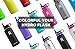 Vanteen Straw Lid Set for Hydro Flask Wide Mouth Sports Water Bottle (Purple/Black, 1-Pack)