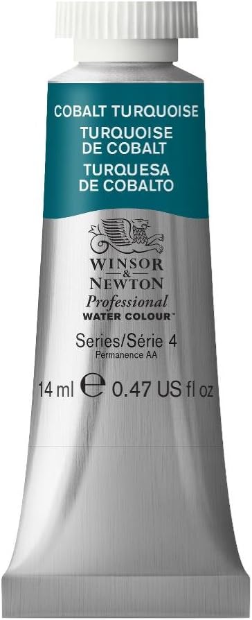 Winsor & Newton 14 ml Tube Professional Water Colour Paint, Cobalt Turquoise, 14 ml (Pack of 1)