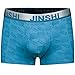 JINSHI Pouch Printed Low Rise Underwear Assorted Colors Boxer Briefs for Men 8 Pack Size L