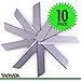 Box Cutter Utility Knife Blades (Value 10 Pack) - 4Inch Length - Fits Most Utility Knives - Premium Grade Strength - Snap Off Blades - Perfect Hobby Knife for Cutting Cardboard, Boxes, and More!