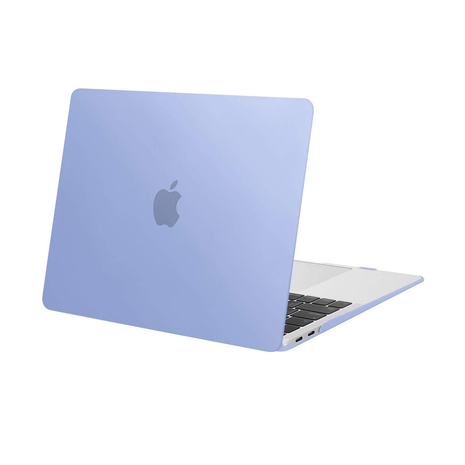 MOSISO Compatible with MacBook Air 13 inch Case M1 A2337 A2179 A1932, Protective Hard Shell Cover Compatible for MacBook Air M1 Case 13.3 inch 2021 2020 2019 2018 Retina Touch ID, Serenity Blue