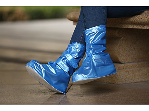 Maylai Waterproof Shoes Cover Rain Shoe Covers Slip-Resistant Snow Shoe Cover Reusable Plastic Shoe Covers (XXL)