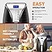 Air Fryer, 4.2 Quart Oilless Hot Air Fryer(W/Cookbook) Oven Large Cooker, Auto Off, Nonstick Basket, LCD Screen & Convenient Buttons, 1500W, Suitable for Dishwasher, 095AB