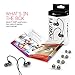 MEE audio Sport-Fi M3P In-Ear Headphones with Memory Wire and Inline Microphone and Remote (Black)