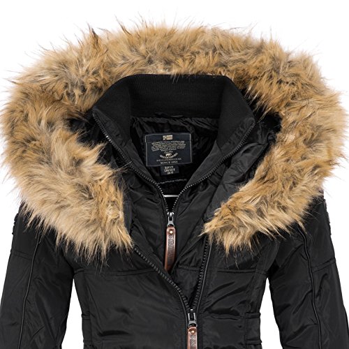 Geographical-Norway-Damen-Jacke-Winterparka-Belissima-XL-Fellkapuze