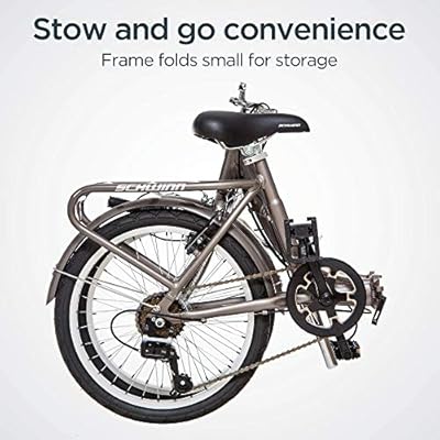 schwinn loop adult folding bicycle