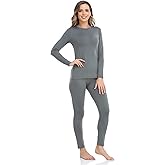WEERTI Thermal Underwear for Women Long Johns with Fleece Lined Base Layer Women Cold Weather Top Bottom
