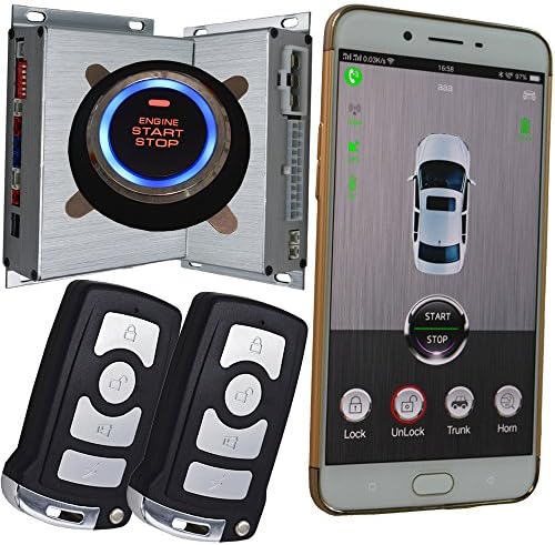 Smart Phone Automotive Car Security Alarm With GPS Online Tracking And Mobile APP Control