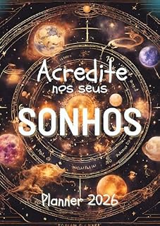 Livro Acredite nos seus SONHOS: Planner 2026