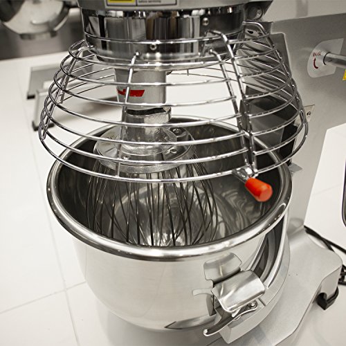 Commercial Stainless Steel Food Mixer, 20-Quart PREPPAL PPM-20 Medium Floor Heavy Duty Mixer Stand Mixer with Bowl Lift - Thumbnail 3