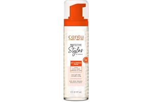 Cantu Protective Styles by Angela Set & Refresh Foam with Apple Cider Vinegar & Aloe, 8 Ounce
